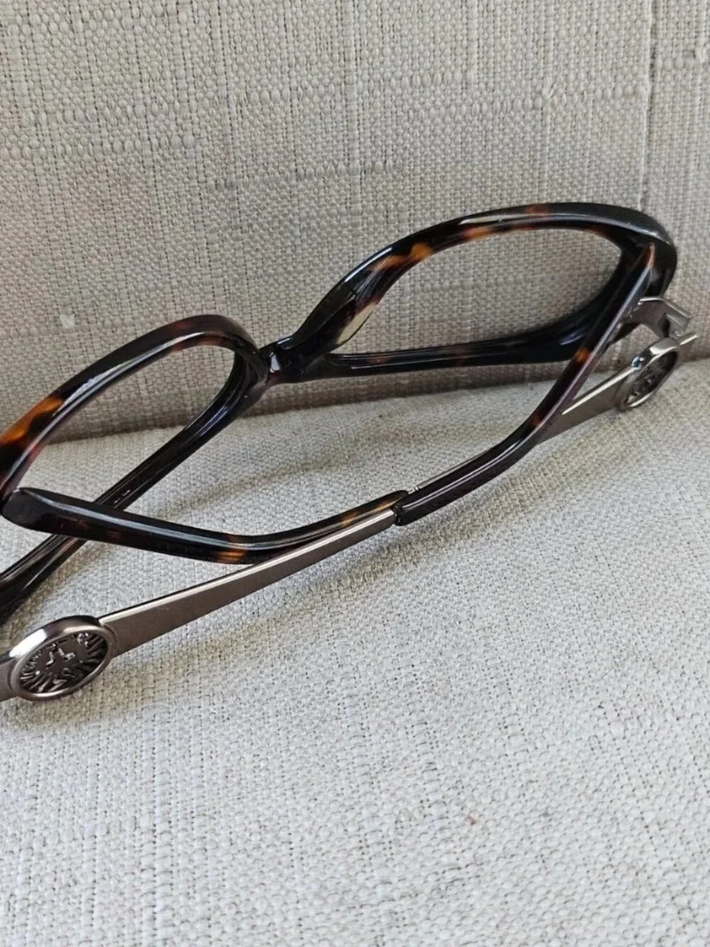 Anne Klein Women Eyeglasses Frame Brown Tortoise/Gunmetal Eyewear Glasses AK3155